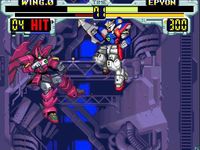 une photo d'Ã©cran de Mobile Suit Gundam Wing - Endless Duel sur Nintendo Super Nes